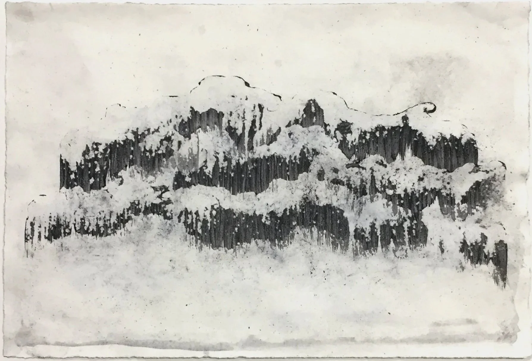  mixed media on paper  27 x 40cm  