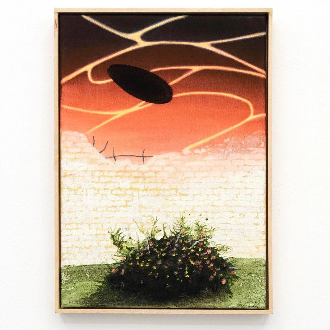  mixed media on canvas 40 × 28cm 