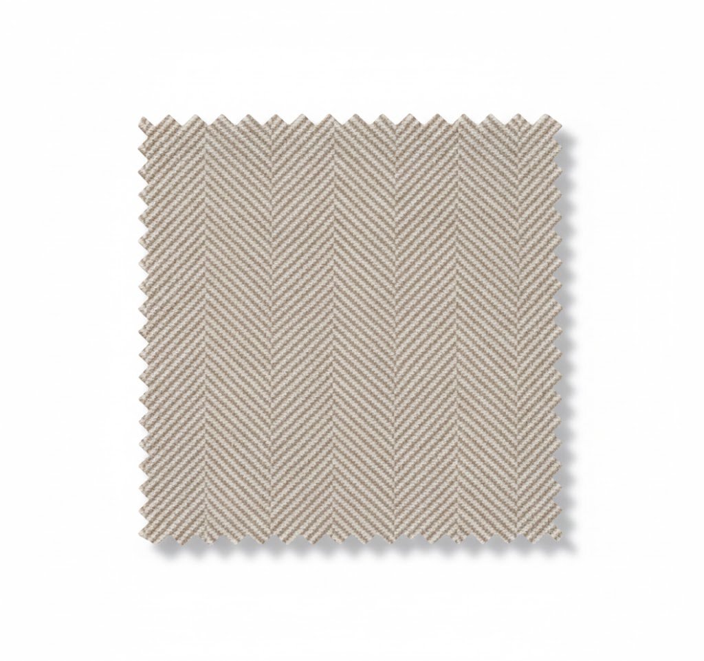Romo Sandstone Herringbone Weave Fabric