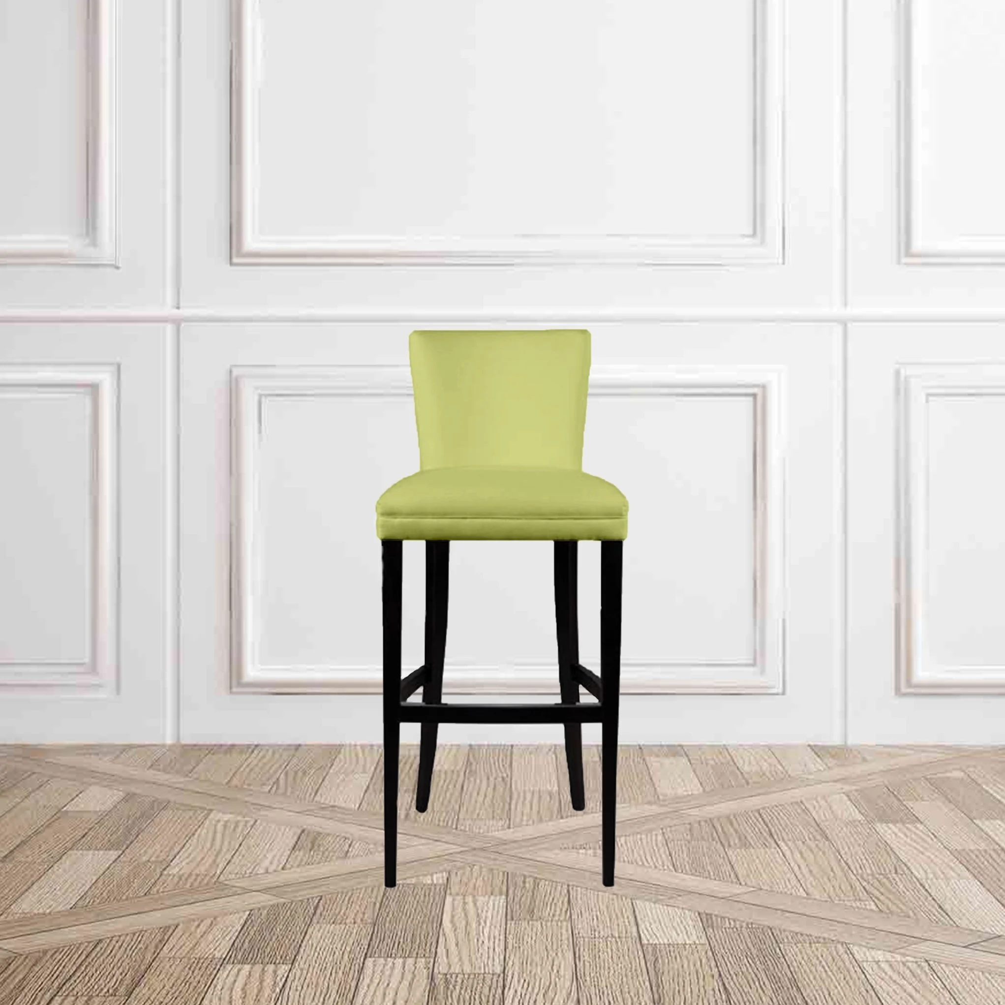 MARSH & CO Marina Velvet Bar Stool by Marsh & Co Bespoke Bar Stools