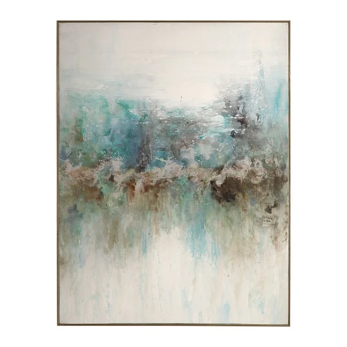 Abstract Mountain Scape Painting