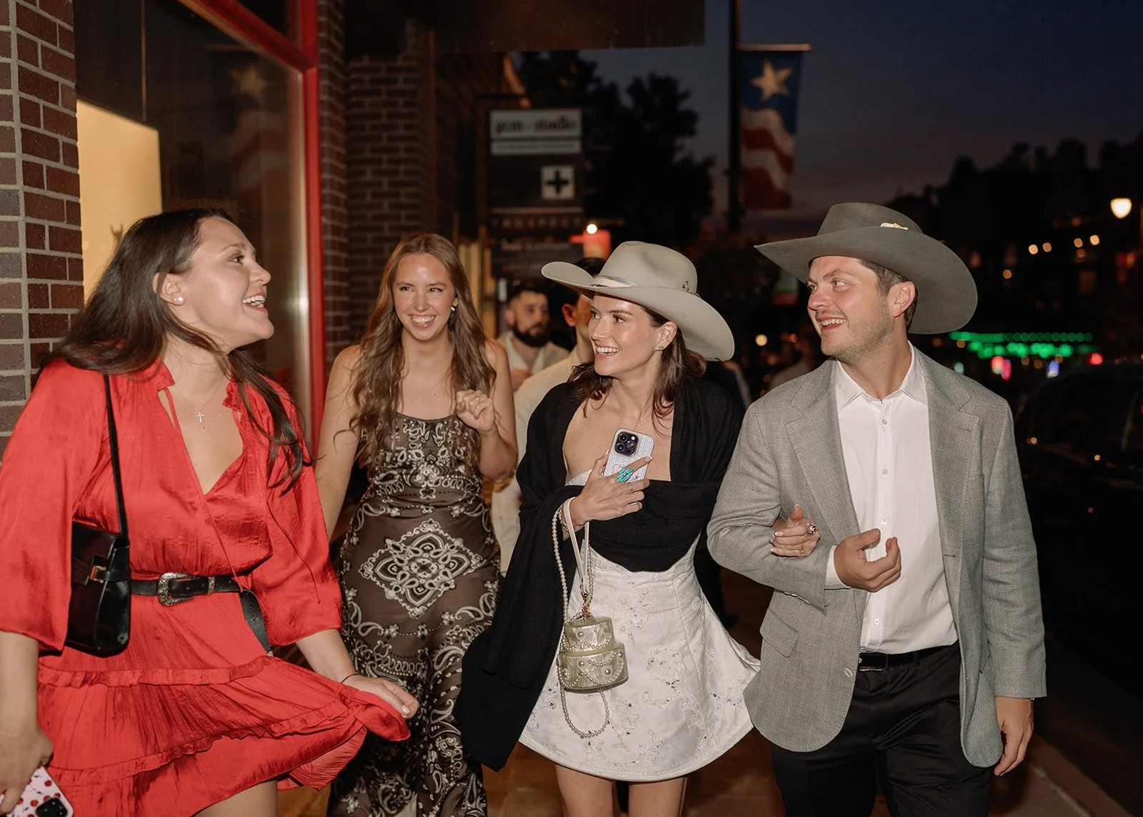 weekend wedding in Park City, friends at Park City wedding