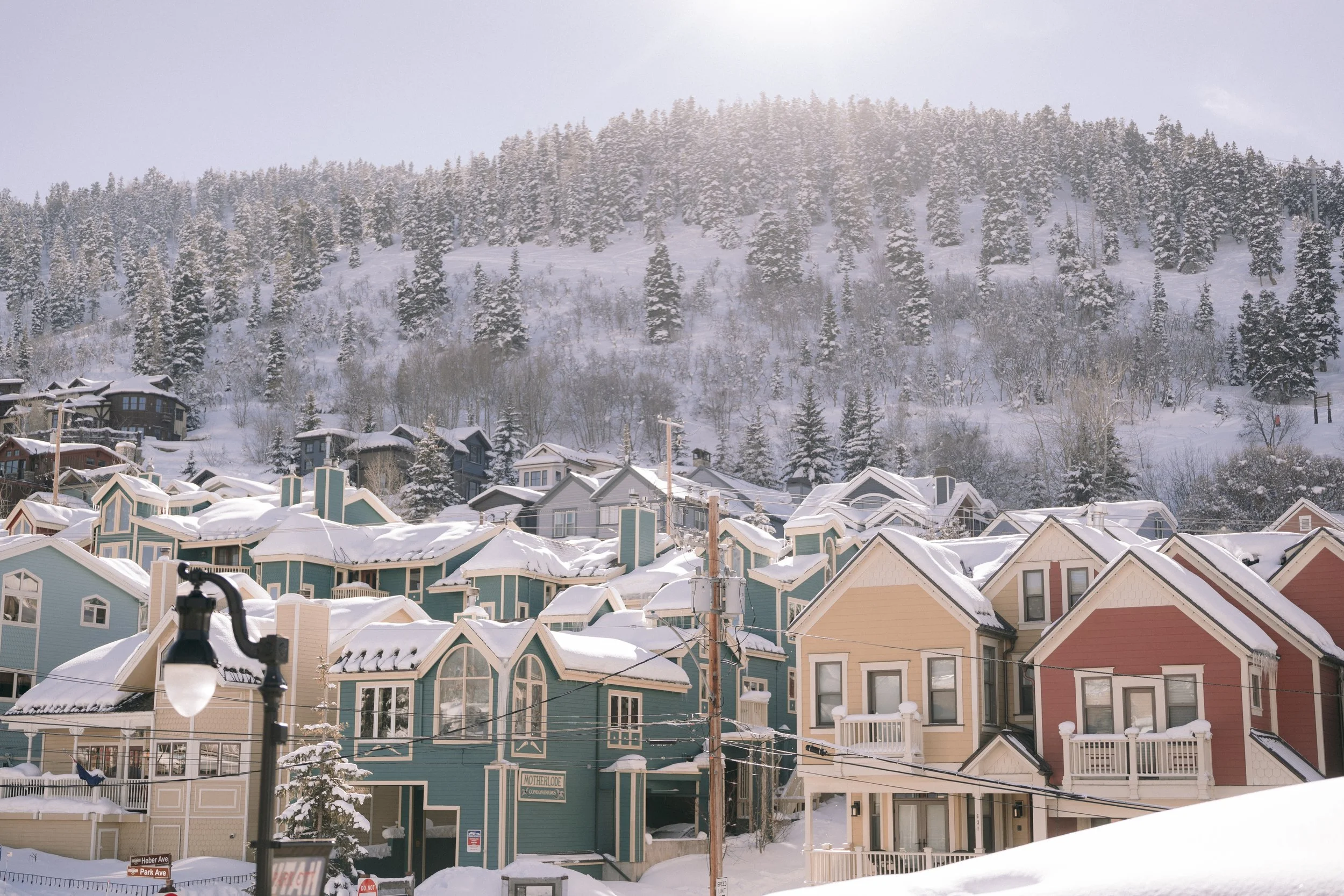 Park City seen from Kimball Terrace