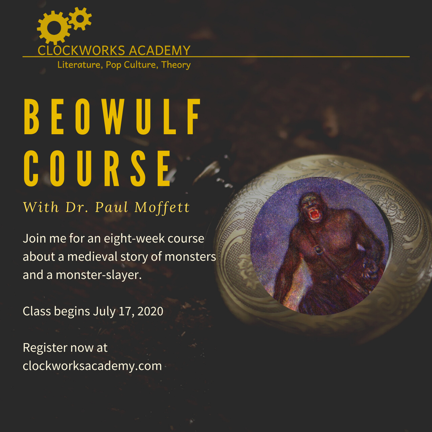Beowulf Course Begins Soon!