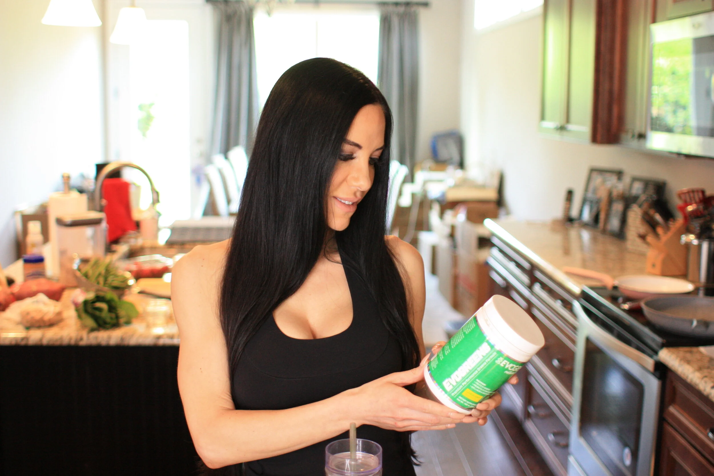 Paying attention to the food labels at the grocery store.