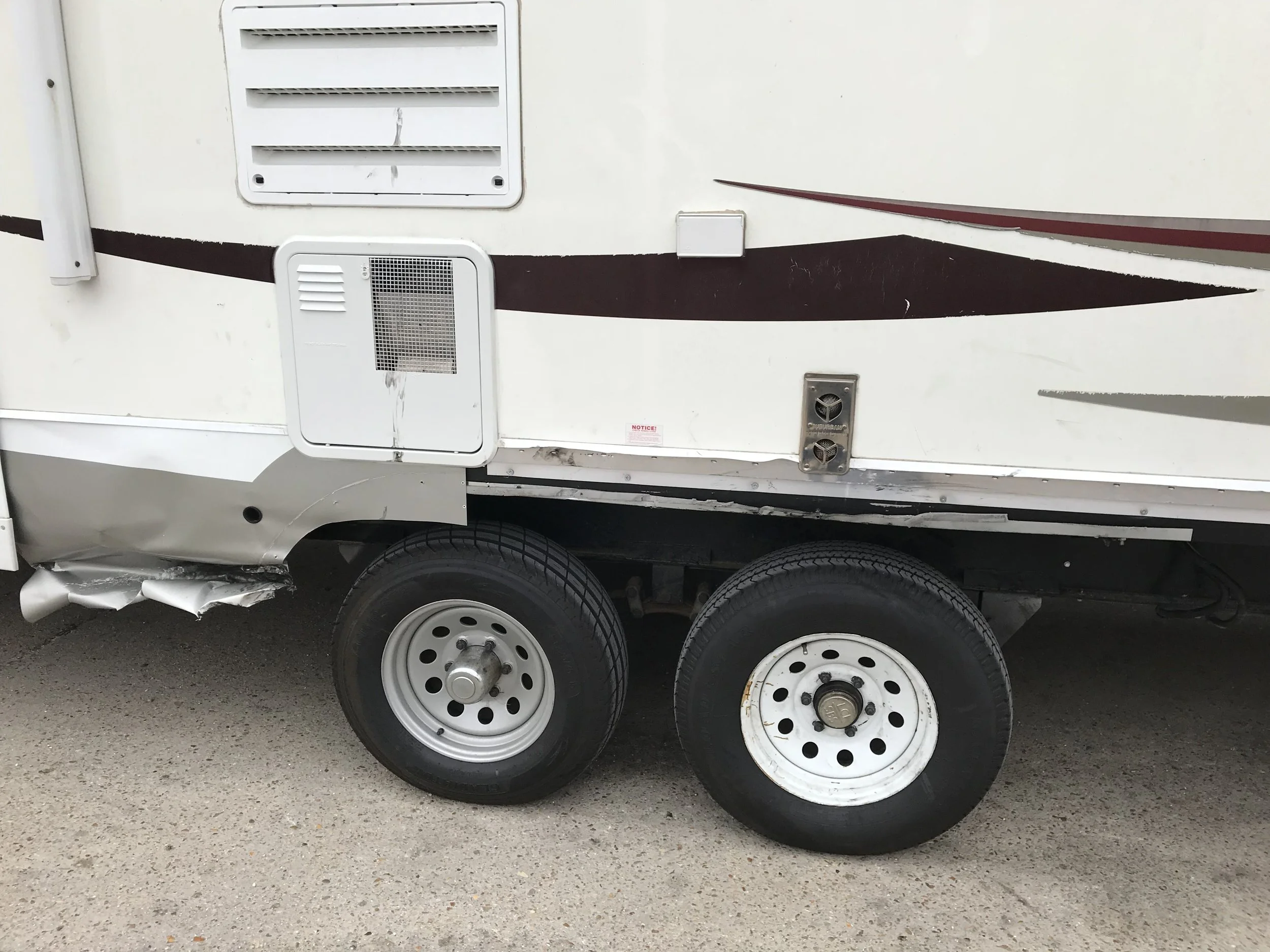 Often, when a blowout occurs on an RV, the damage goes far beyond the damage to the tire itself.