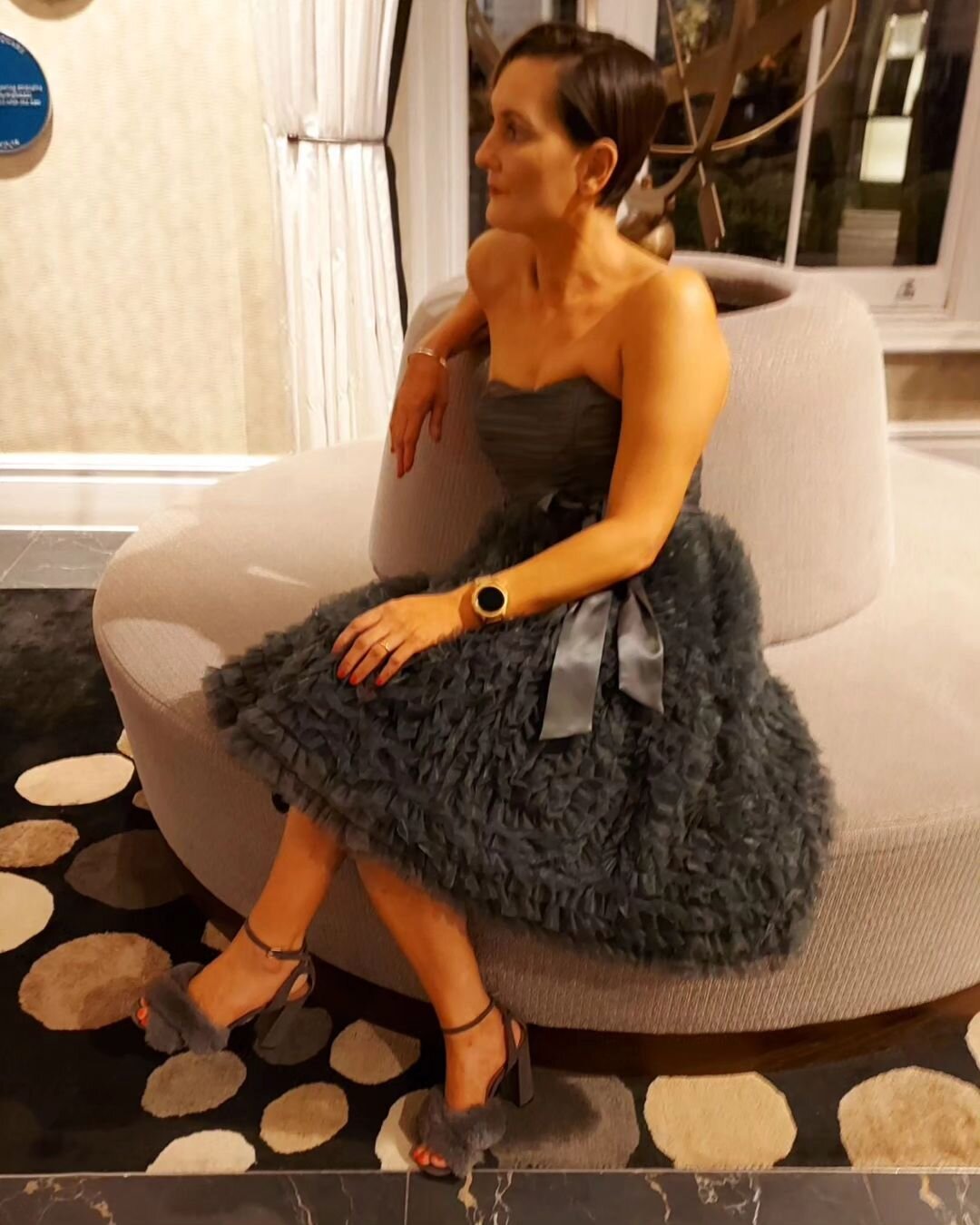 Just casually sitting in a frilly dress! I've not had time to reflect on my recent birthday, turning 51. It's been a lot in the last 10 days! In the words of my very wise friend @ismenecole, we are lucky to be here &amp; I'm so grateful for my health