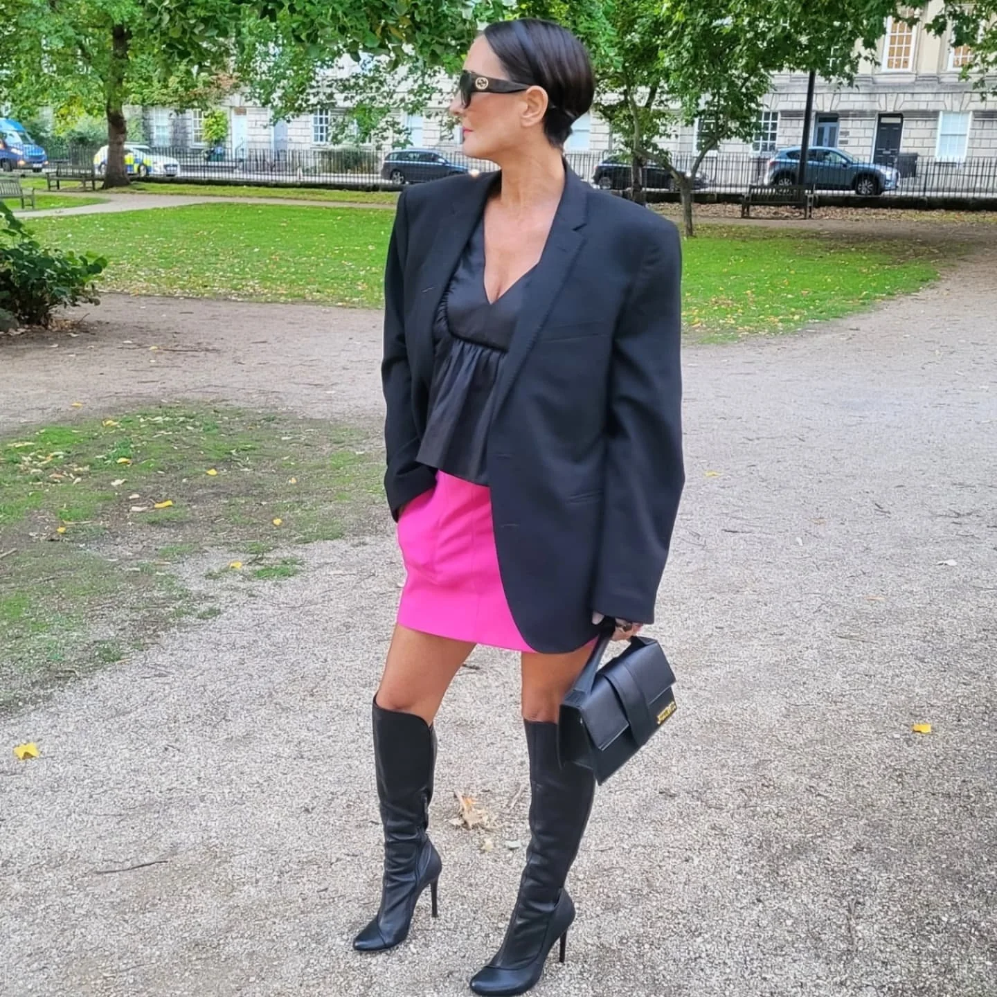 Last night's look for the hubby's birthday dinner in Bath @emberwoodbath (absolutely delicious) Mixing Pre-loved, high st, designer &amp; my old faithful skirt I've had for 15 years! 💓