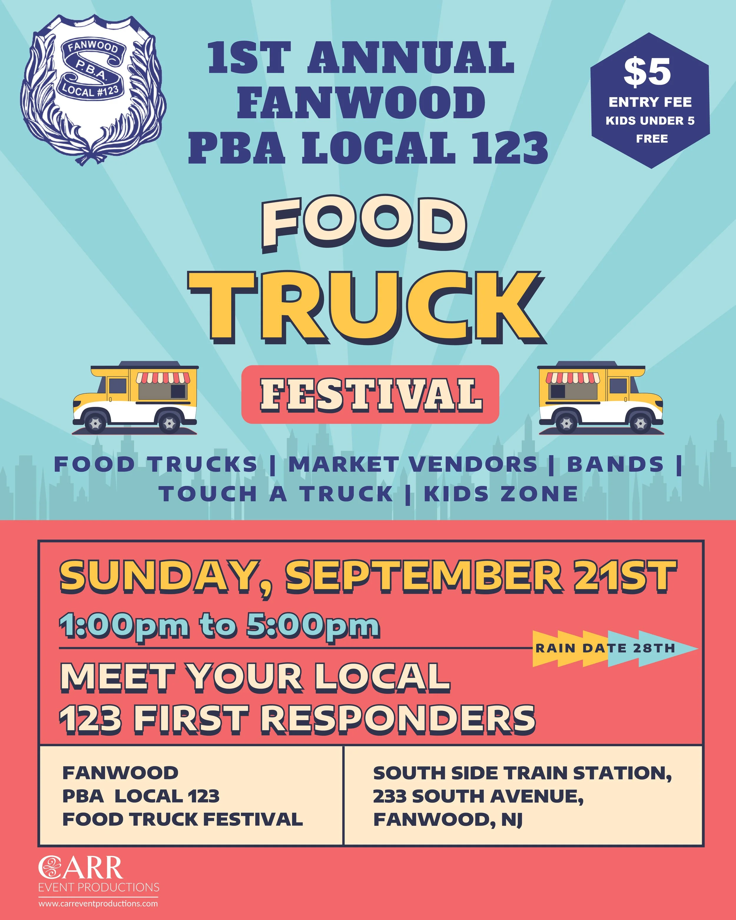 Fanwood PBA Food Truck Festival