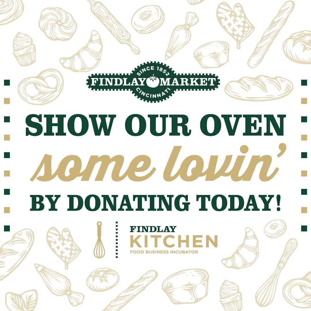 Show our oven some lovin' 🥐❤️🥖 Findlay Kitchen is in desperate need of a new bakery oven (a $50,000 piece of equipment!) since losing our current oven to mechanical failure. This oven was a game changer for bakers that allowed them to not only doub