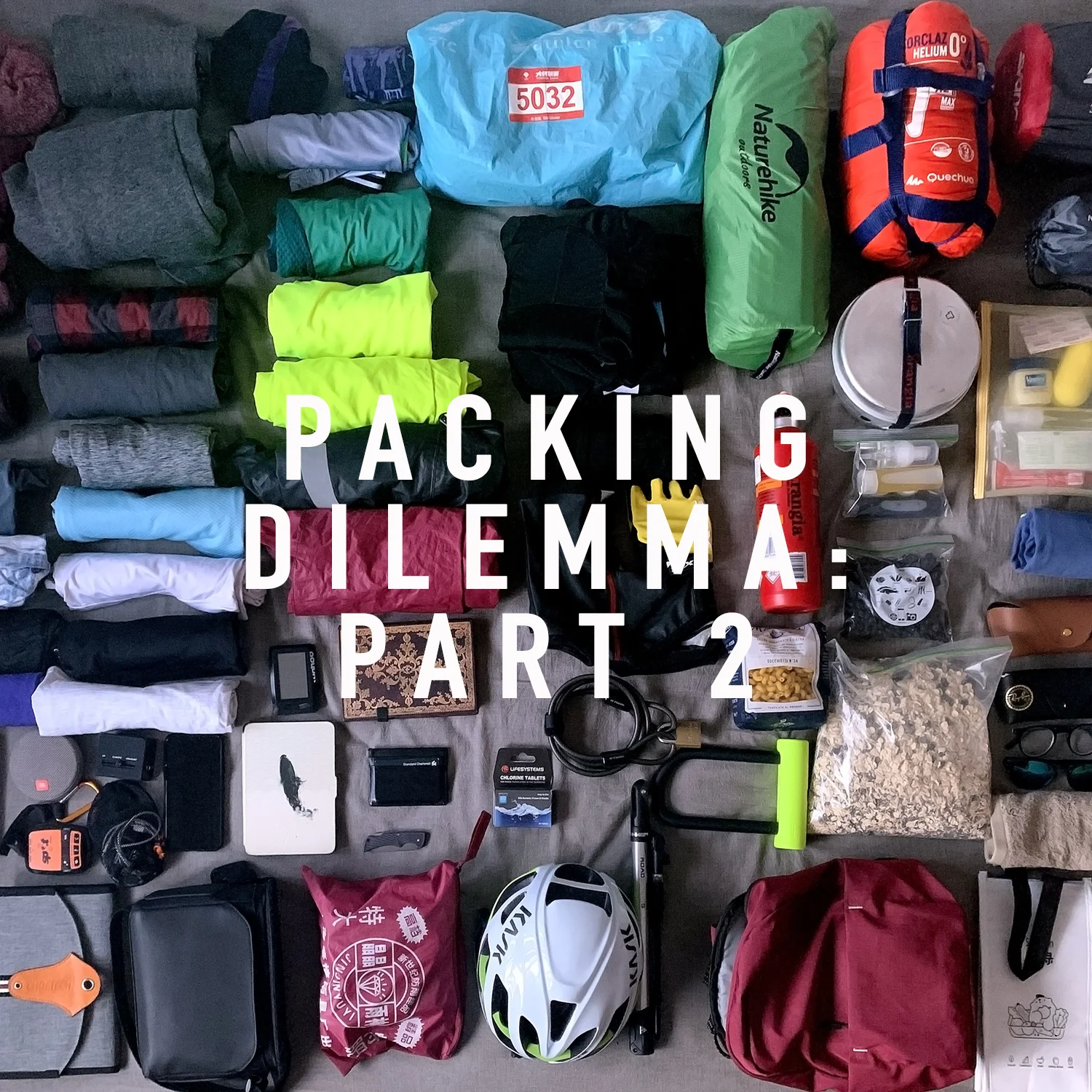 Eight months' worth of stuff