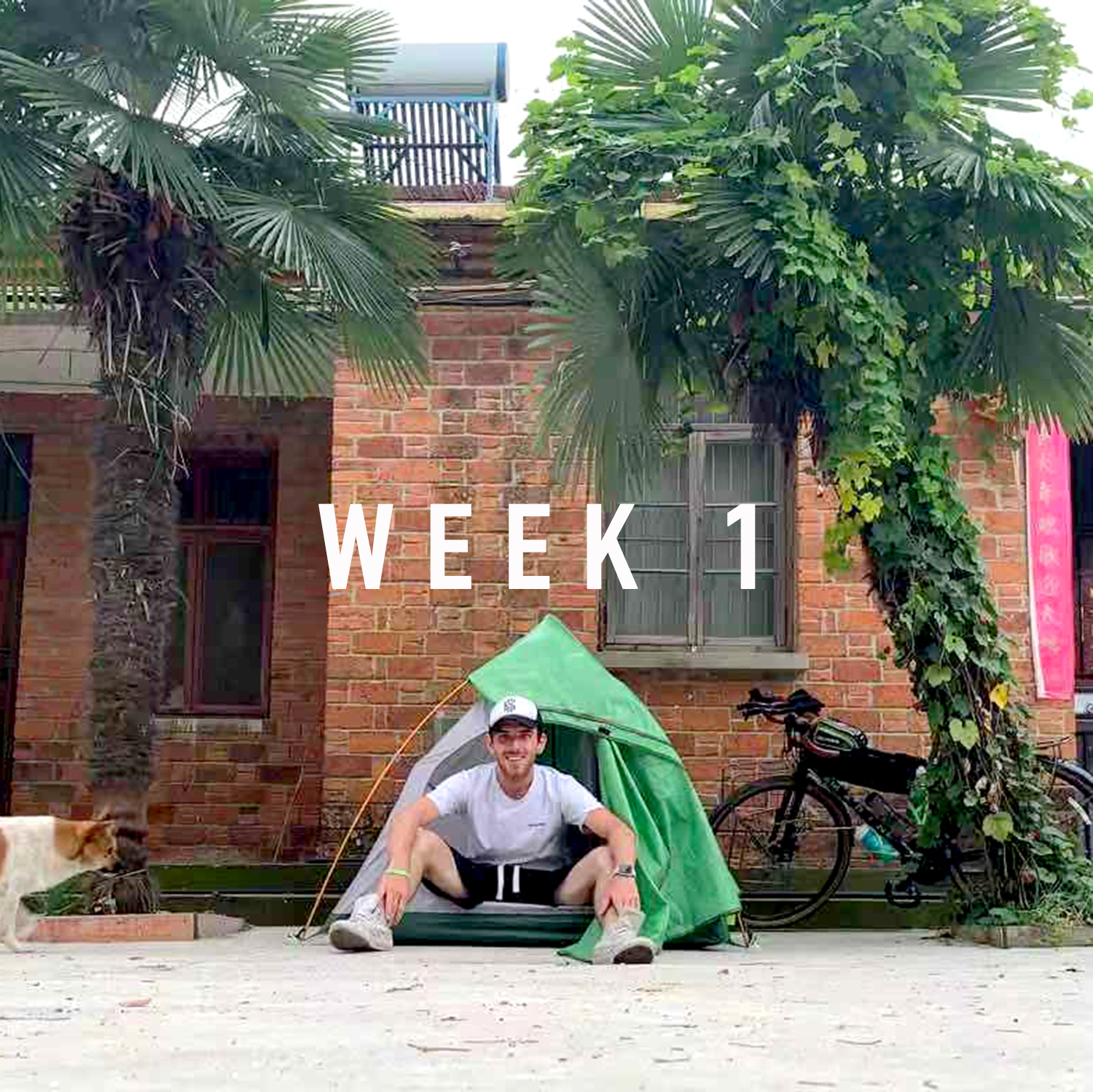 Week 1: Shanghai to Huainan, 629km