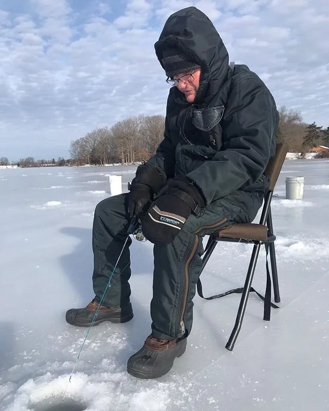 Got Gene Senior out for last ice