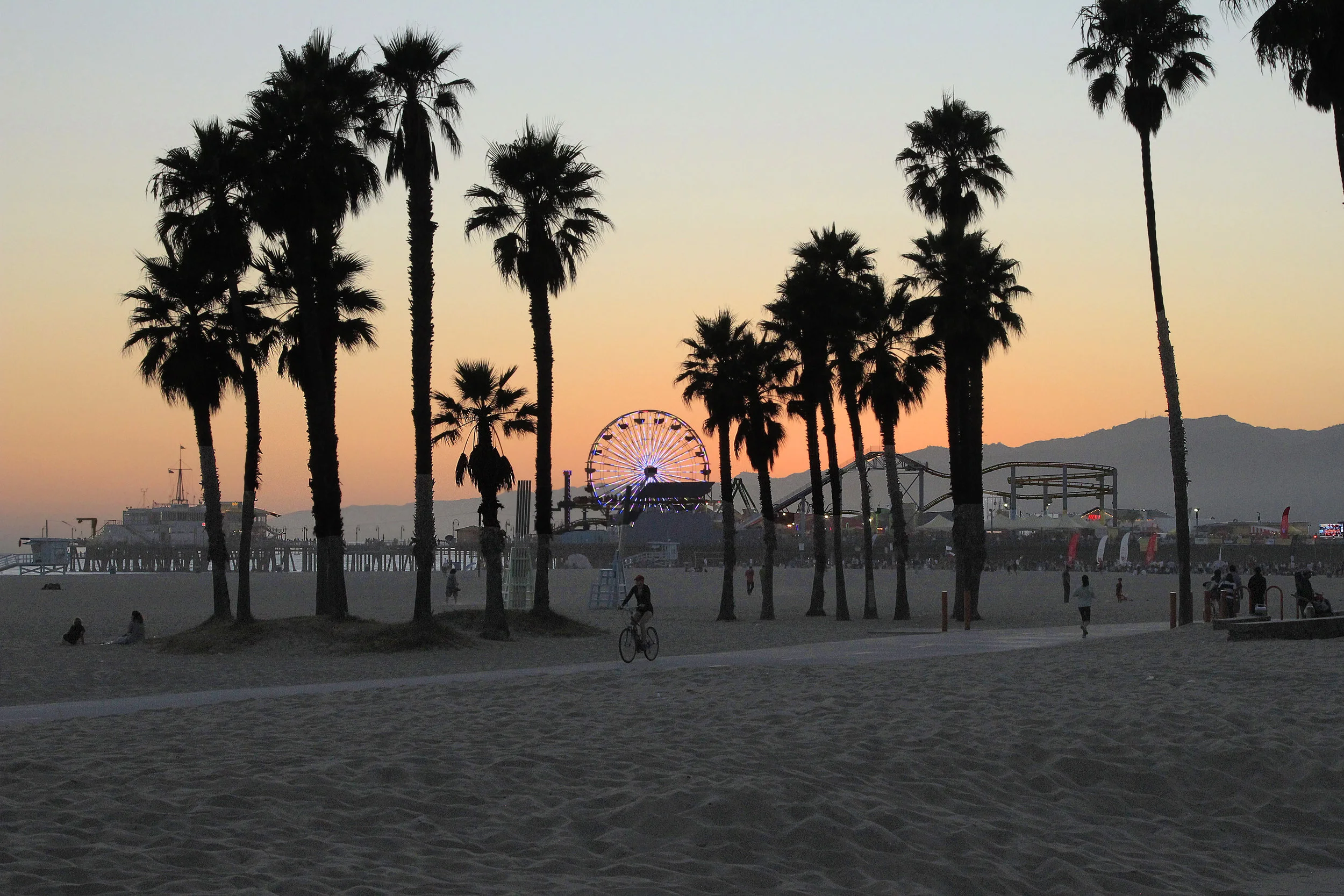 Santa Monica Beach Bike Path