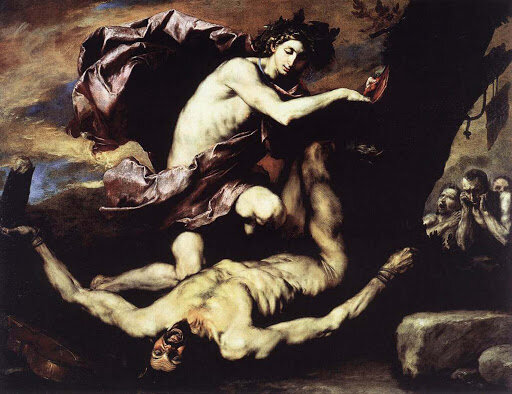 APOLLO E MARSIA - JUSEPE DE RIBERA