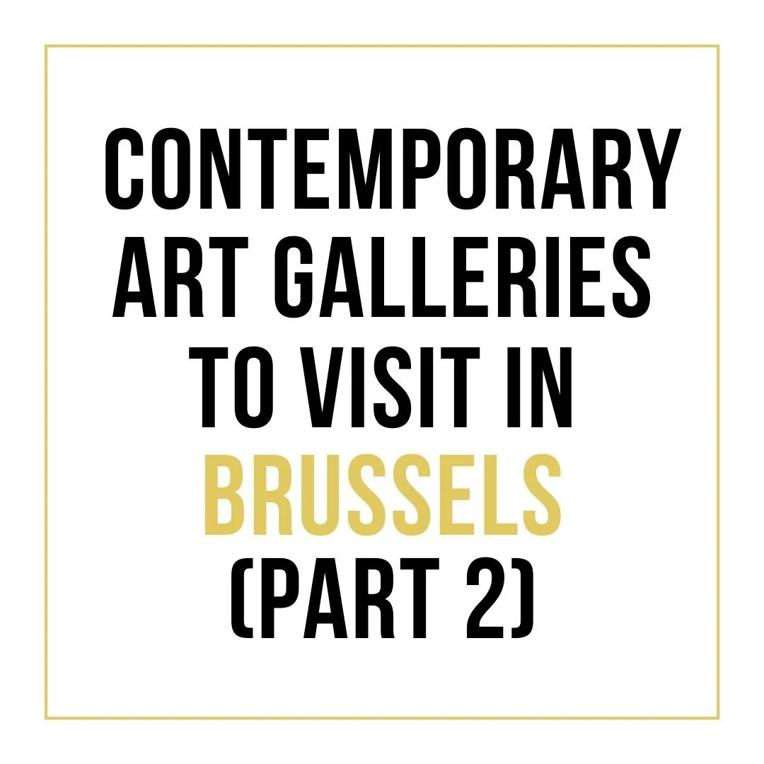 Contemporary Art Galleries to Visit in Brussels (PT 2)