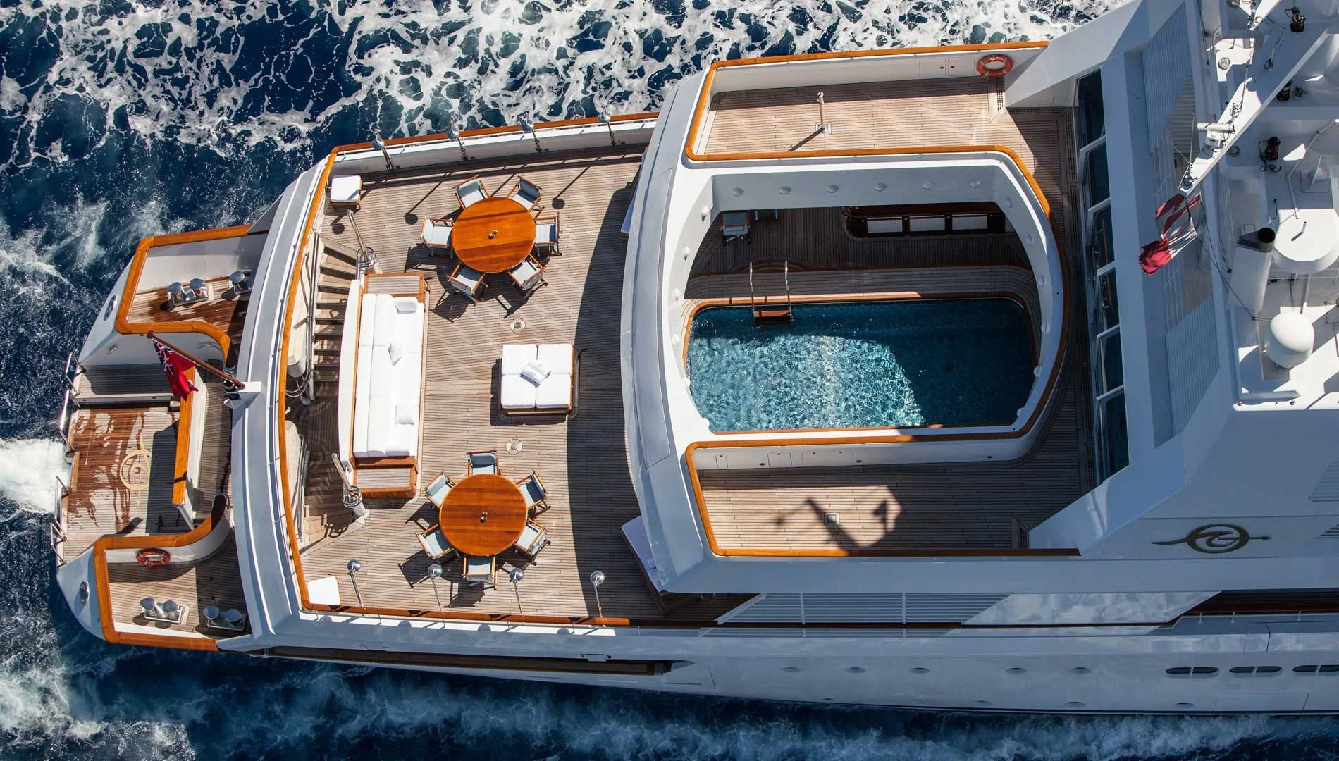 Custom designed 263-foot long super yacht