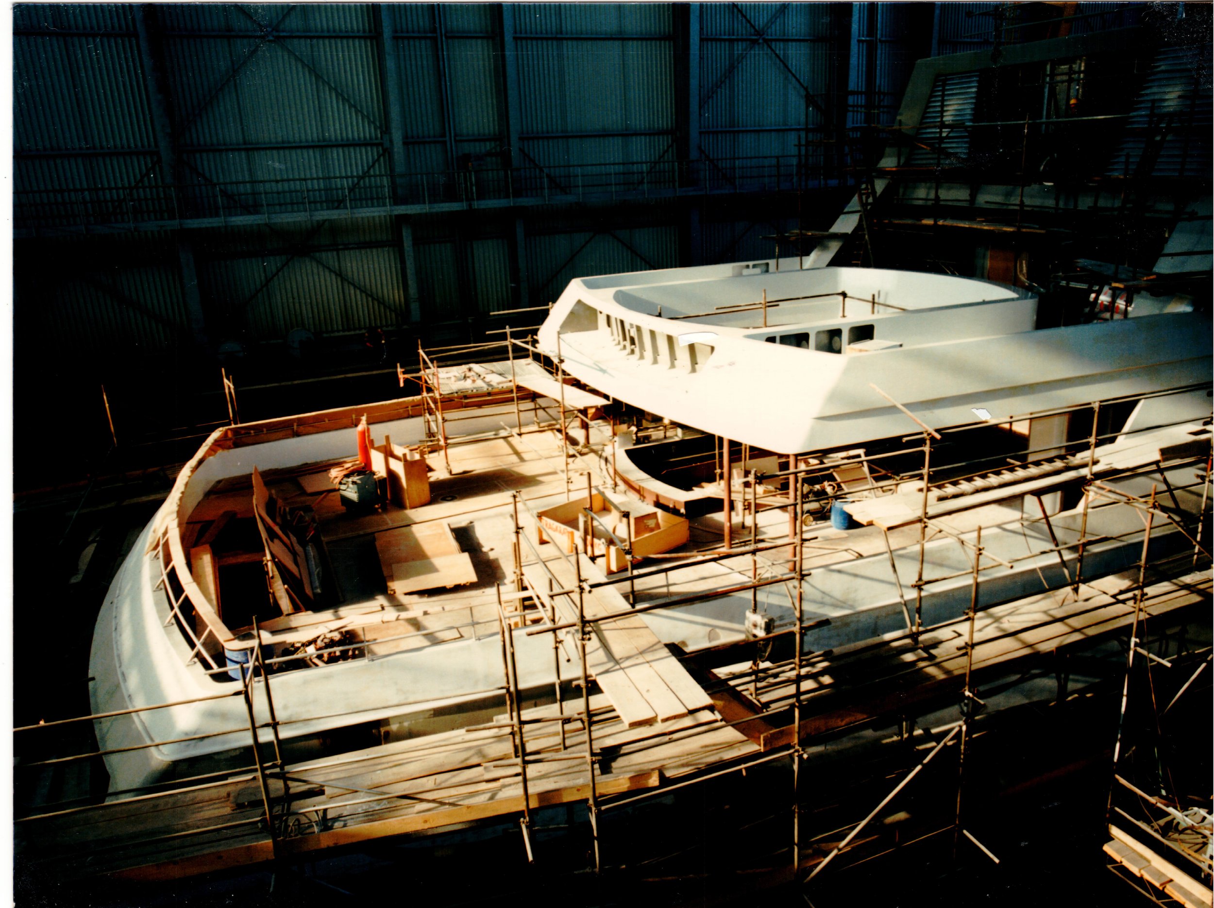 Yacht constructed at Blohm &amp; Voss shipyard in Hamburg, Germany 