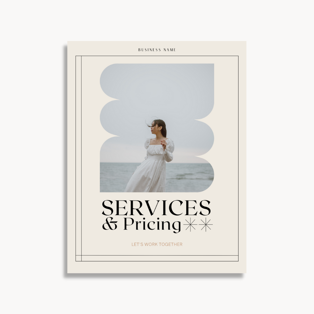 Services & Pricing Guide Template for Social Media Managers — The