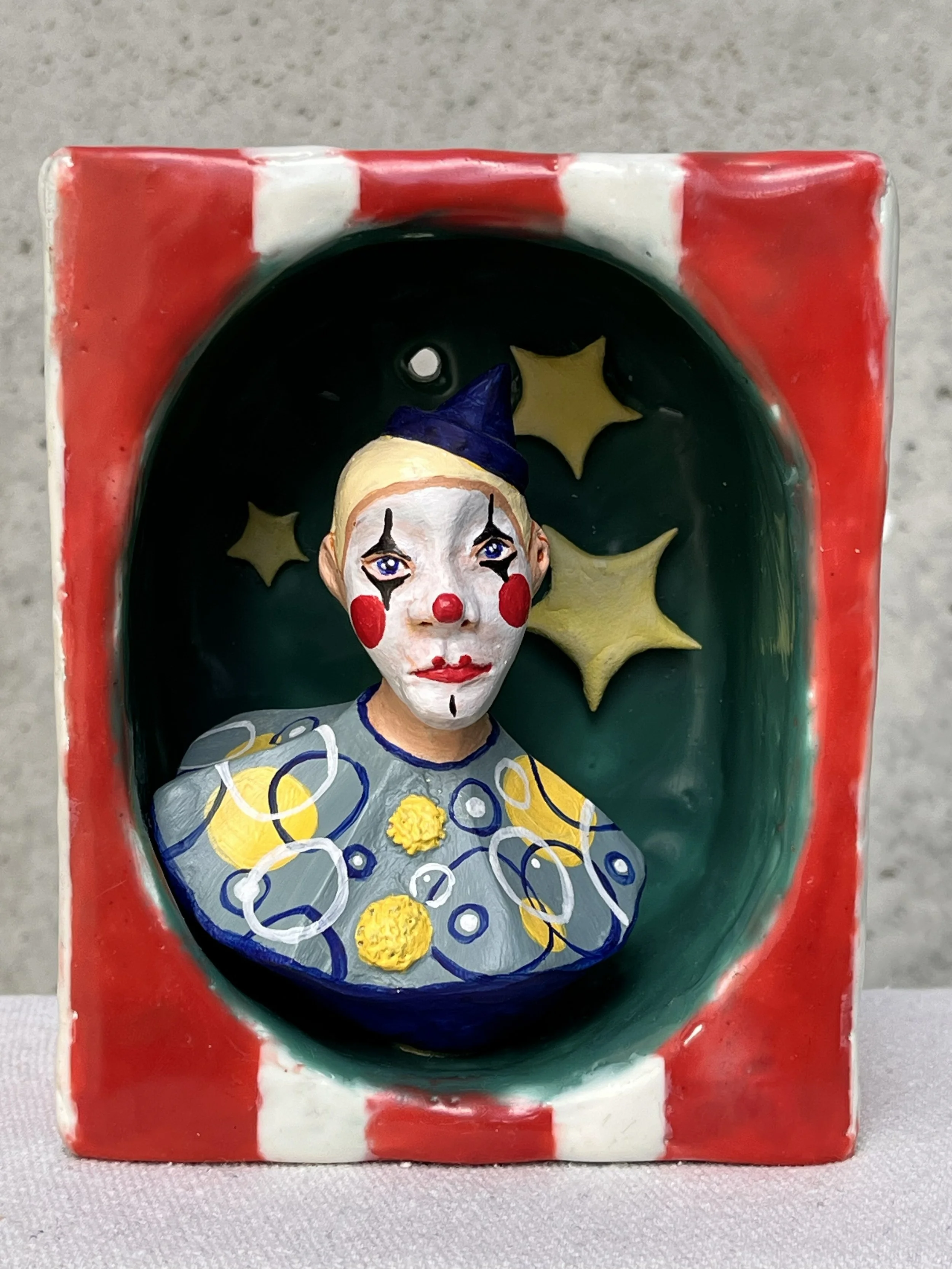 "Just Passing Through" Encaustic Sculpture