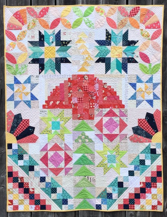 fresh and Scrappy Block of the month scrap quilt.jpg