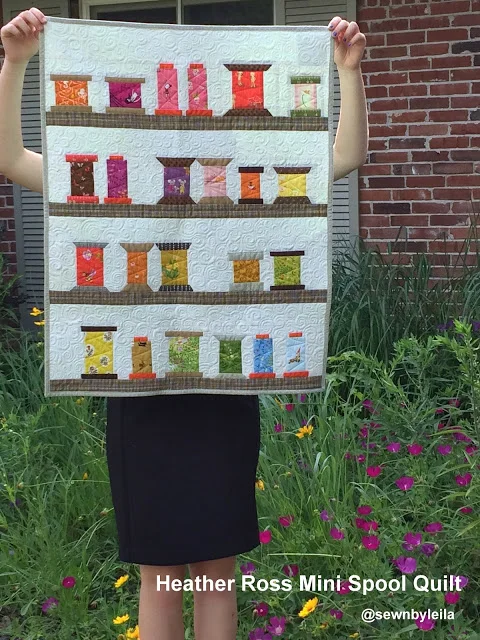 Heather Ross Spool Quilt