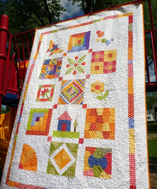 Colleen's Skill Builder Flower Quilt