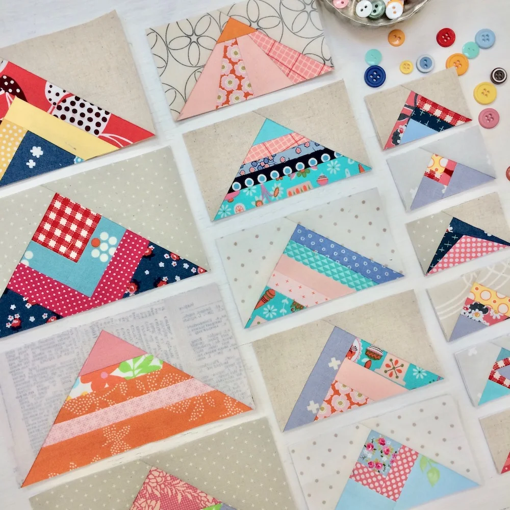 mini scrappy geese quilt block bundle buttons.jpg