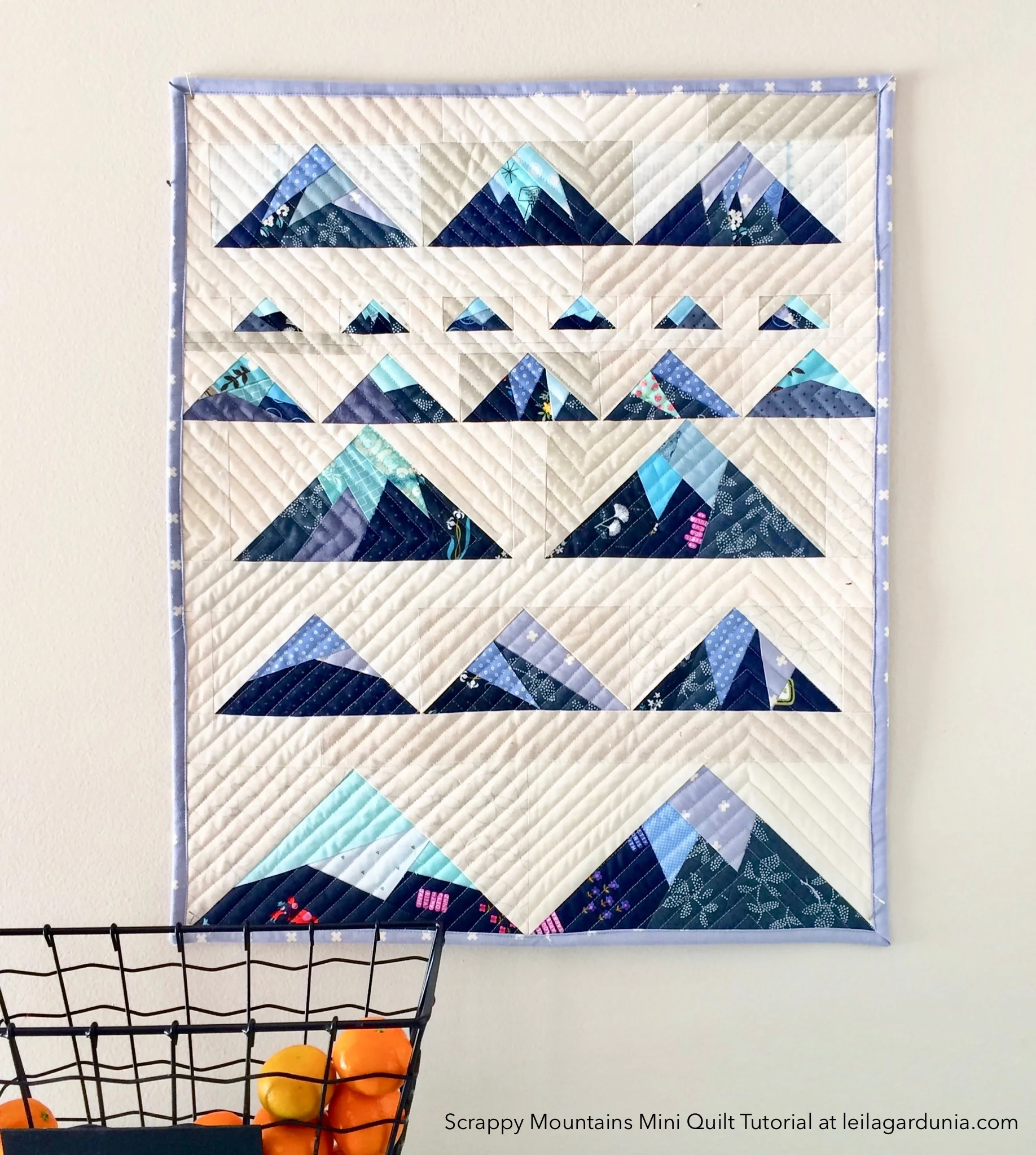 Scrappy Mountain Quilt Tutorial