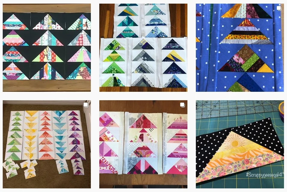 4%22 scrappy flying geese quilt along blocks.jpeg