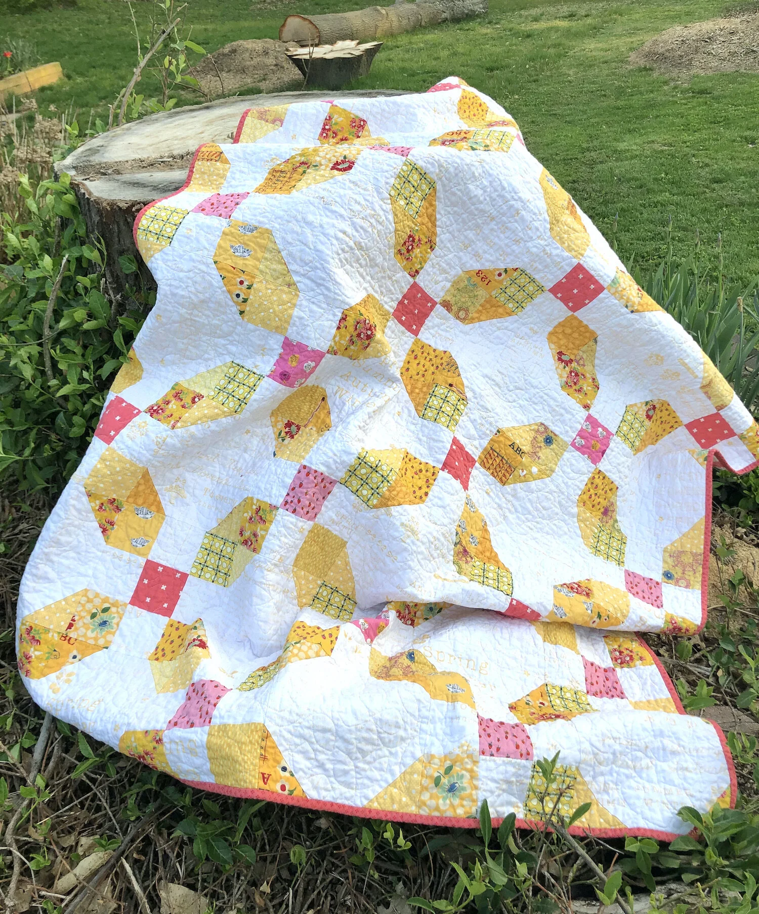 Scrappy Sunshine - Free Quilt Pattern!