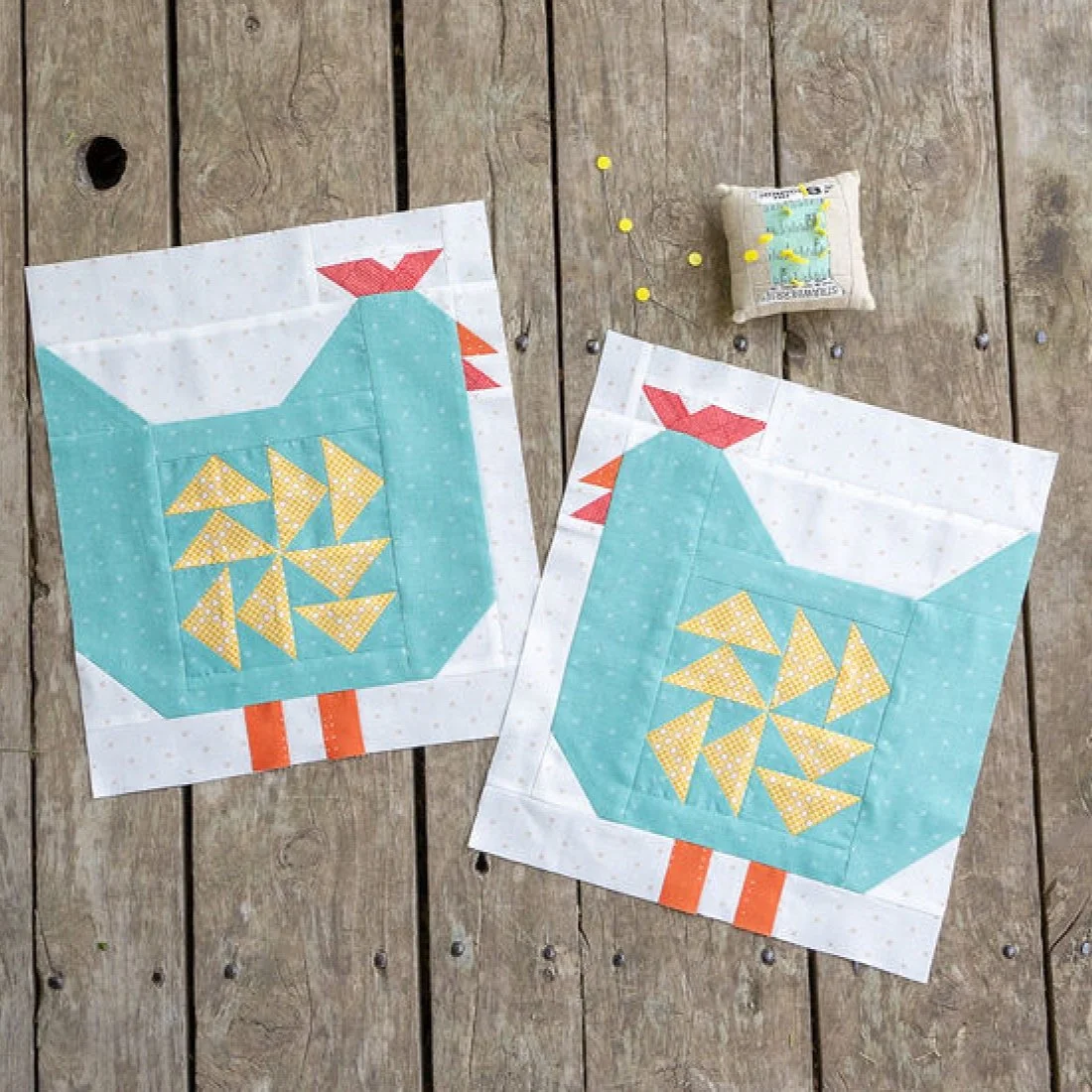 Quilty Chicks BOM: Chicken 3 - Dutchman’s Puzzle Quilt Block Tutorial
