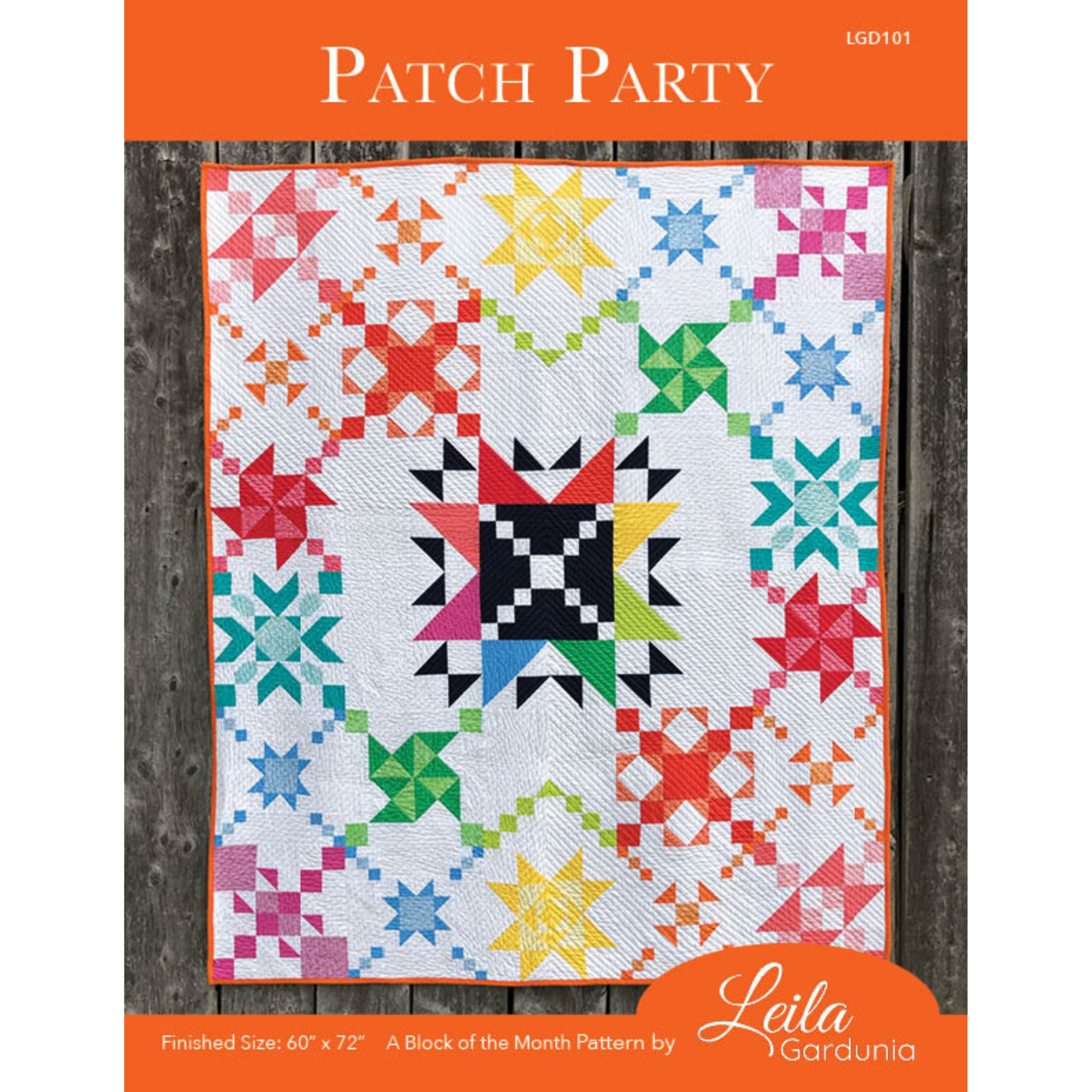 Patch Party  Pattern (Wholesale) - 6 Or 11-Month Block Of The Month Program