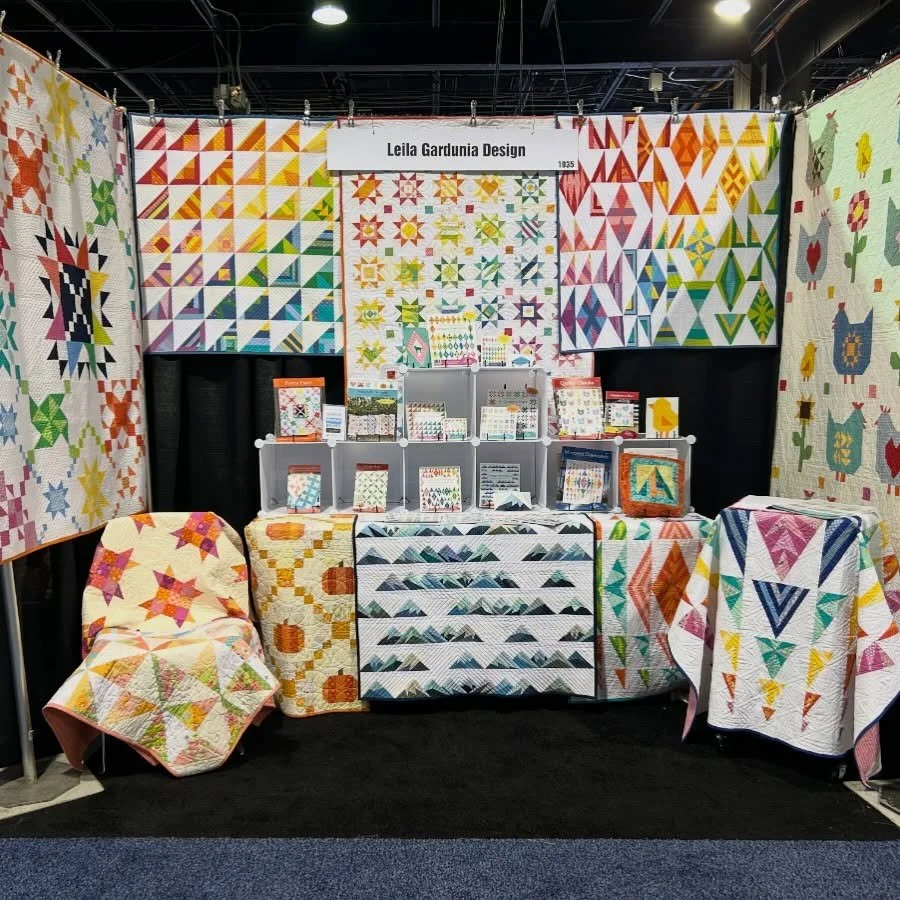It&rsquo;s the last day of the H+H  trade show! It has been great talking with shop owners about my scrappy foundation paper piecing pads. There are a lot who already carry them and more will be getting them in soon! 

Swing by your local quilt shop 