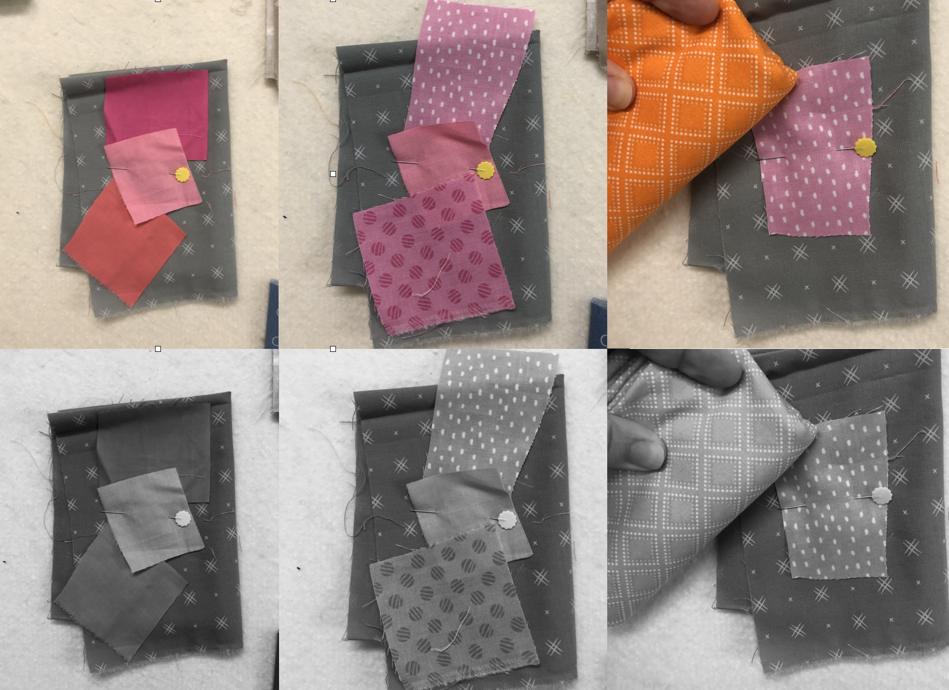 Folded Fabric Quilt Blocks