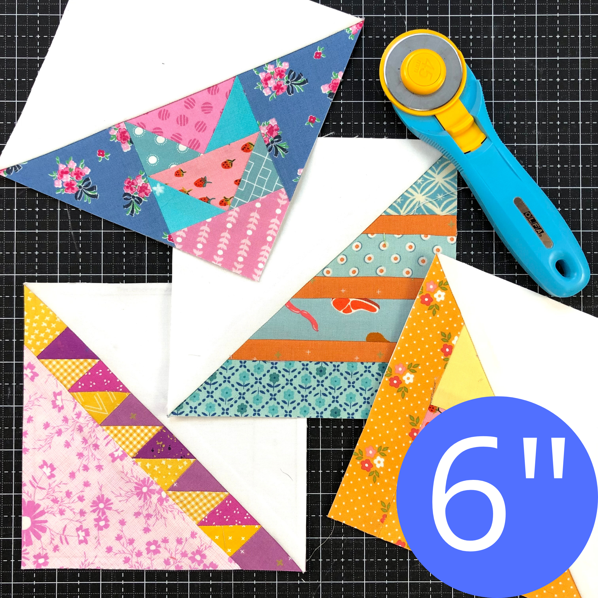 PDF | 6" Scrappy Triangle Foundations