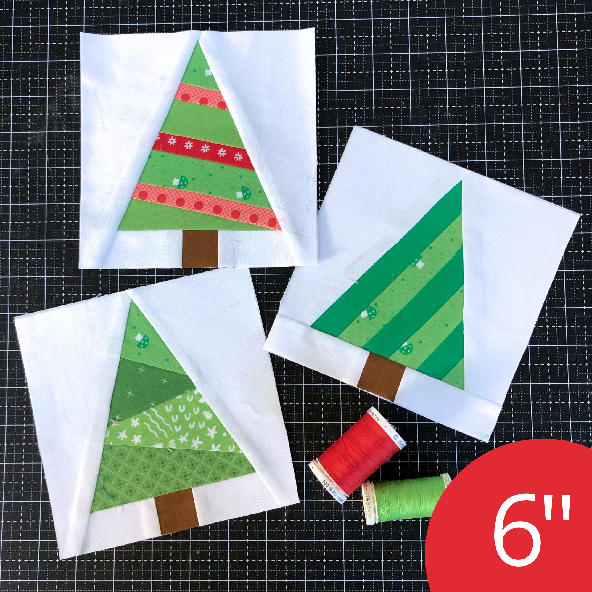 PDF | 6" Scrappy Trees Foundations