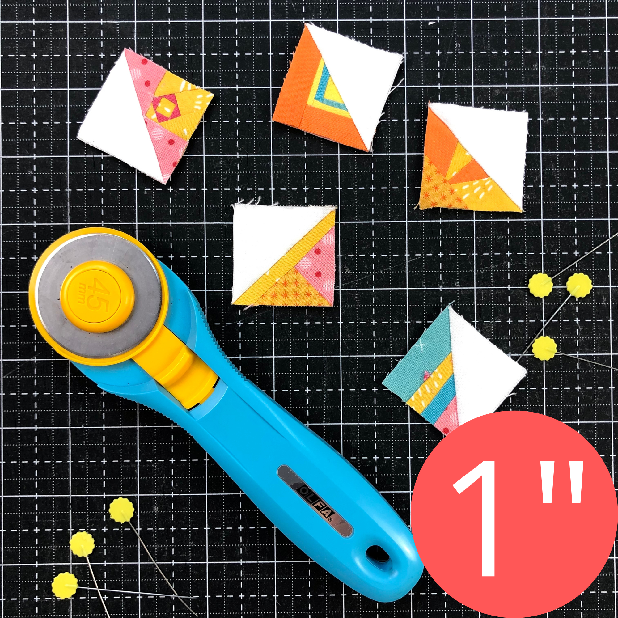 PDF | 1" Scrappy Triangle Foundations