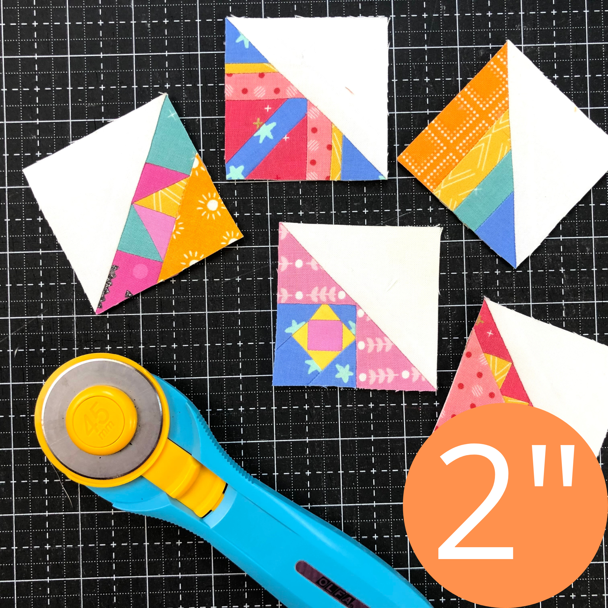 PDF | 2" Scrappy Triangle Foundations