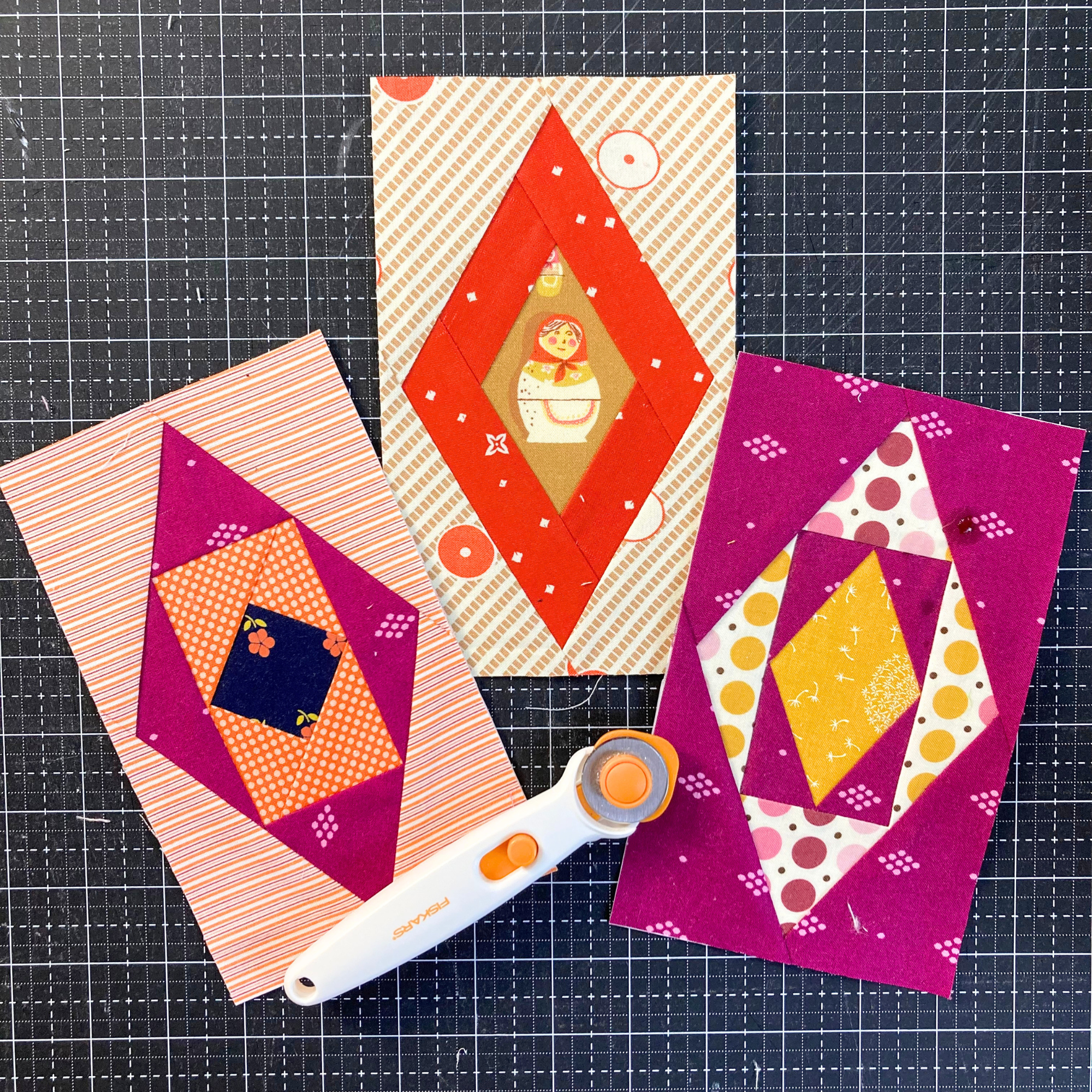 Scrappy Diamond fall quilt blocks.png