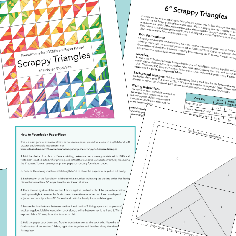 pdf-6-scrappy-triangles-50-printable-foundations-for-paper-piecing-leila-gardunia-quilt-patterns