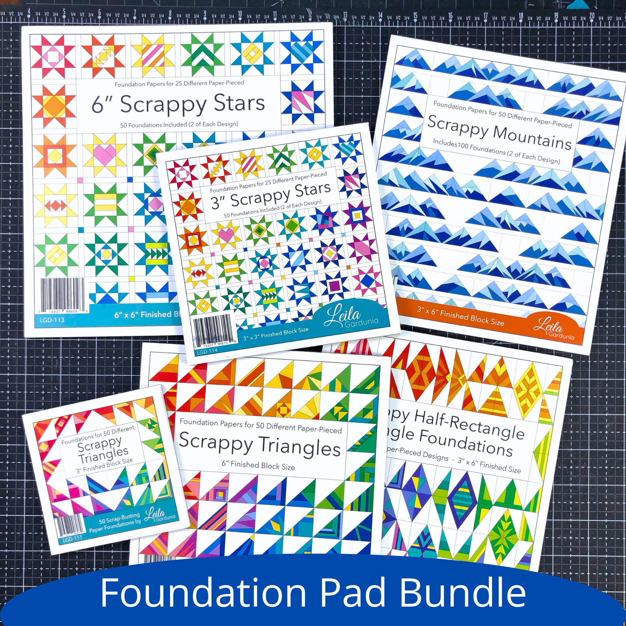 BIG BUNDLE of Foundation Pads | All 6 Scrappy Foundation Pads