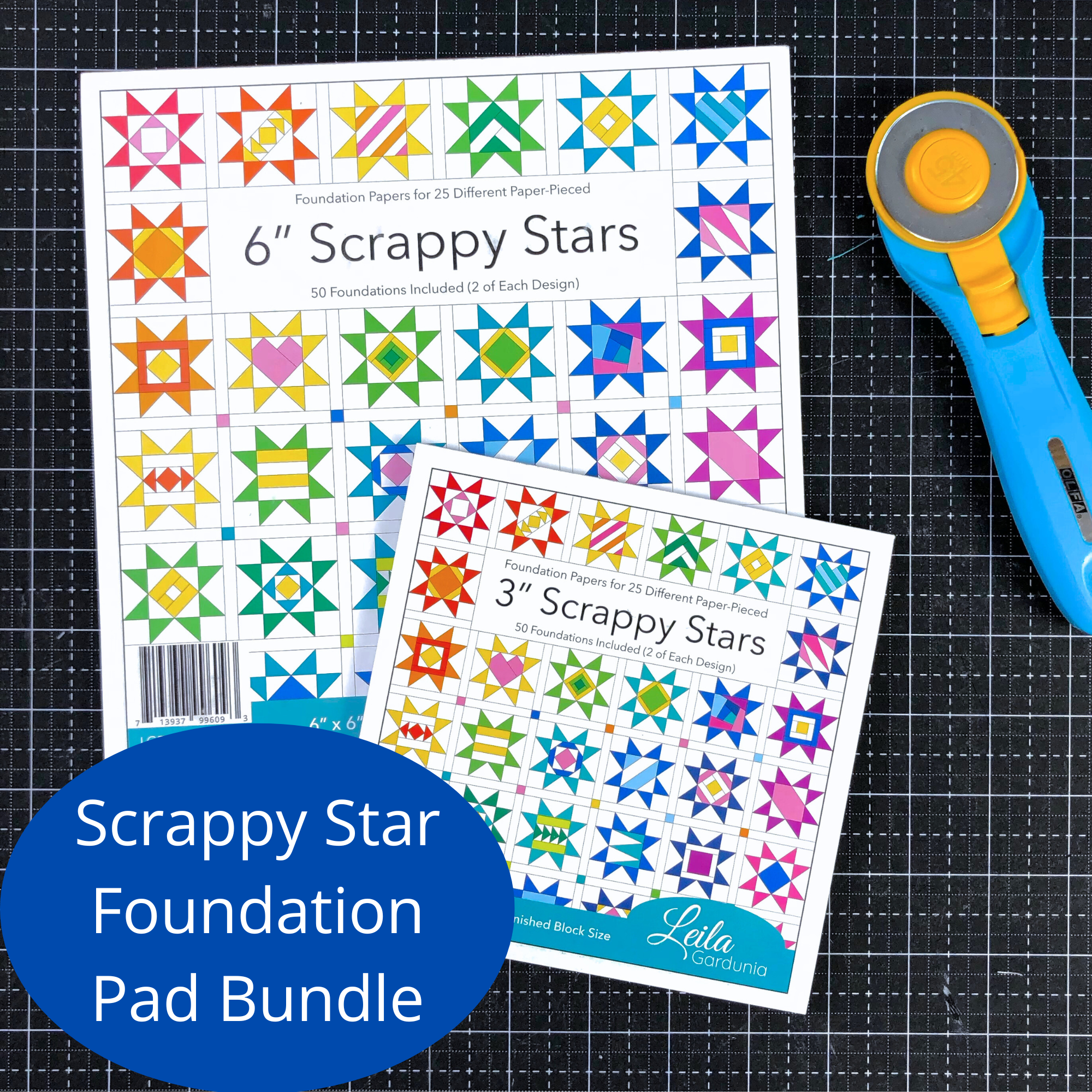 Foundation Pad | 3" and 6" Scrappy Star Bundle