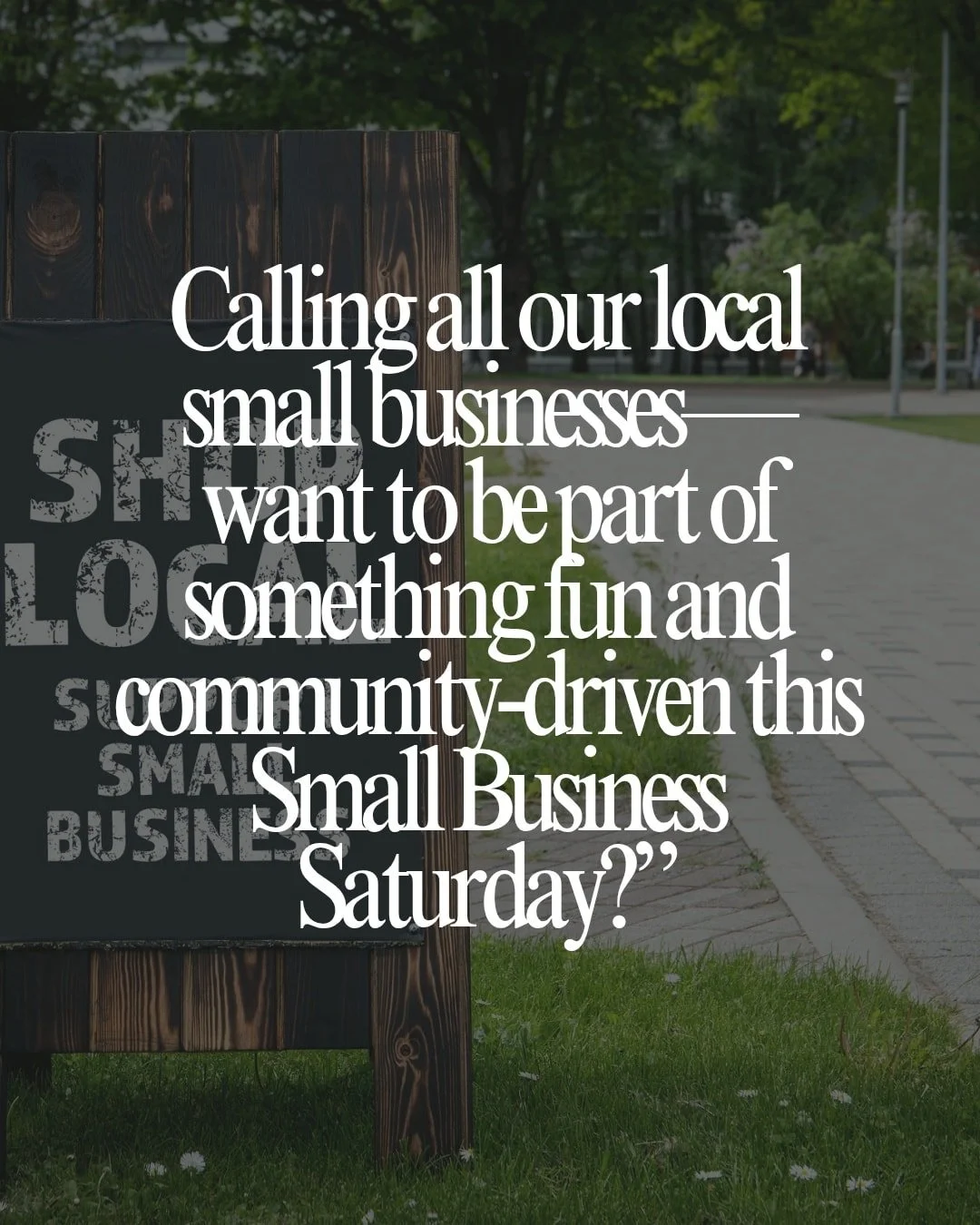 🌟 Calling All Local Businesses &amp; Sponsors! 🌟

This Small Business Saturday, NEPA Strong and The Salted Pixie are hosting a one-of-a-kind community event:
a Murder Mystery Adventure where shoppers become detectives.

🕵️ The Story:
A crime has t