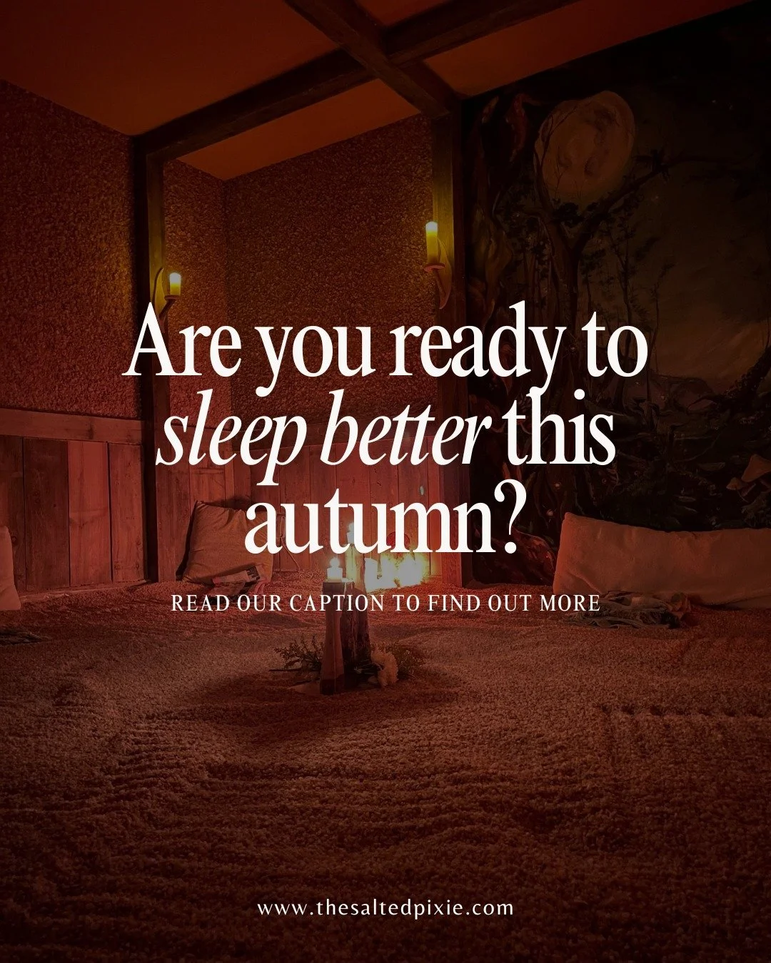 As the days get shorter and the air grows cooler, good sleep is more important than ever. But stress, stuffy sinuses, and restless nights can make it harder to get the rest you need.

Salt therapy offers a quiet reset. By opening airways and calming 