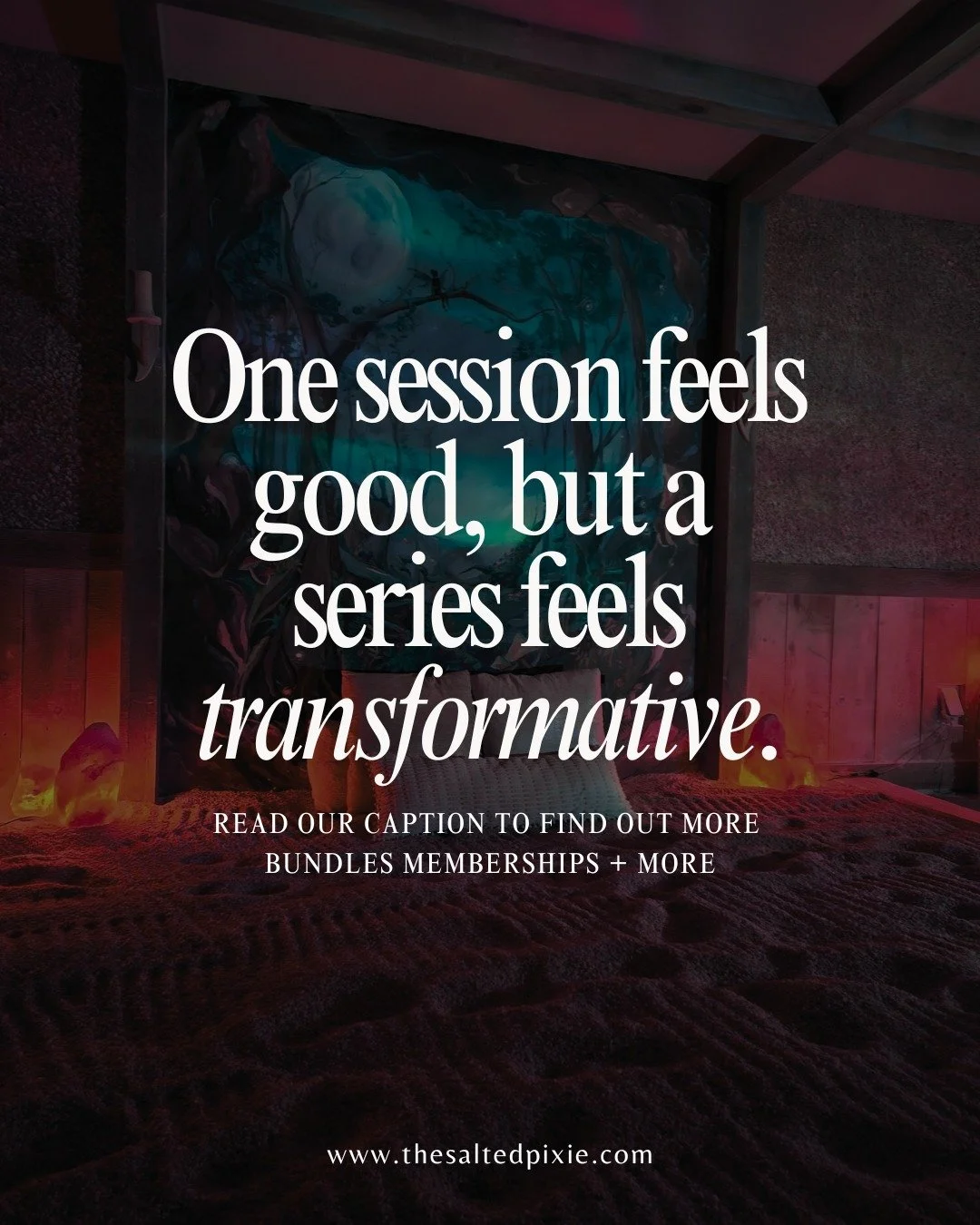 One salt session can feel like a deep breath you didn&rsquo;t know you were missing &mdash; clearer sinuses, a calmer mind, an easier night&rsquo;s sleep.

But the real transformation comes with consistency. Just like yoga, the gym, or meditation, th