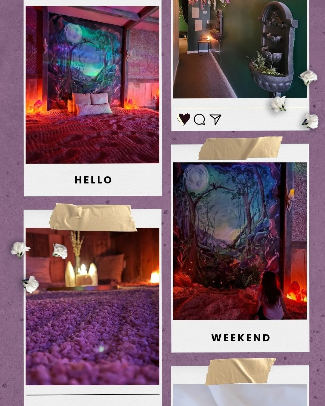 Happy Weekend, Pixies!
We hope your days ahead are filled with rest, laughter, and a little bit of magic. ✨

If you&rsquo;re planning to visit, here&rsquo;s when the doors are open to you this weekend:
Saturday: 10 a.m. &ndash; 4 p.m. (Salt sessions 