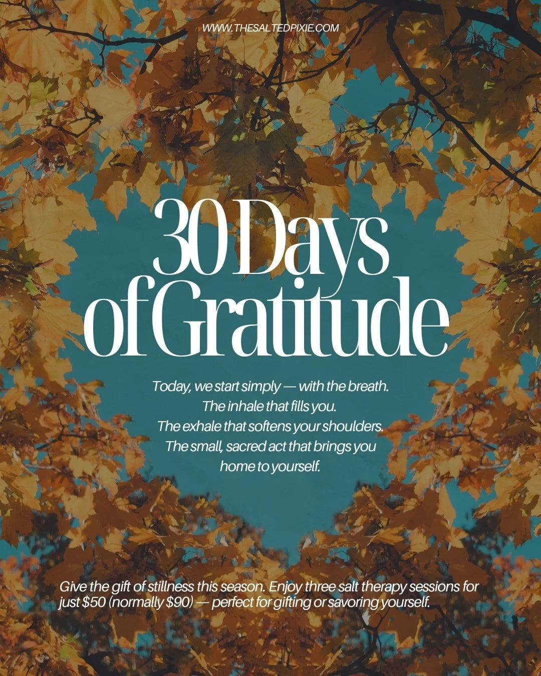 Starting a gratitude practice doesn&rsquo;t need to be big or performative &mdash; in fact, it works best when it&rsquo;s small, sincere, and consistent.

It begins right here, with the breath.
The inhale that fills you.
The exhale that softens your 