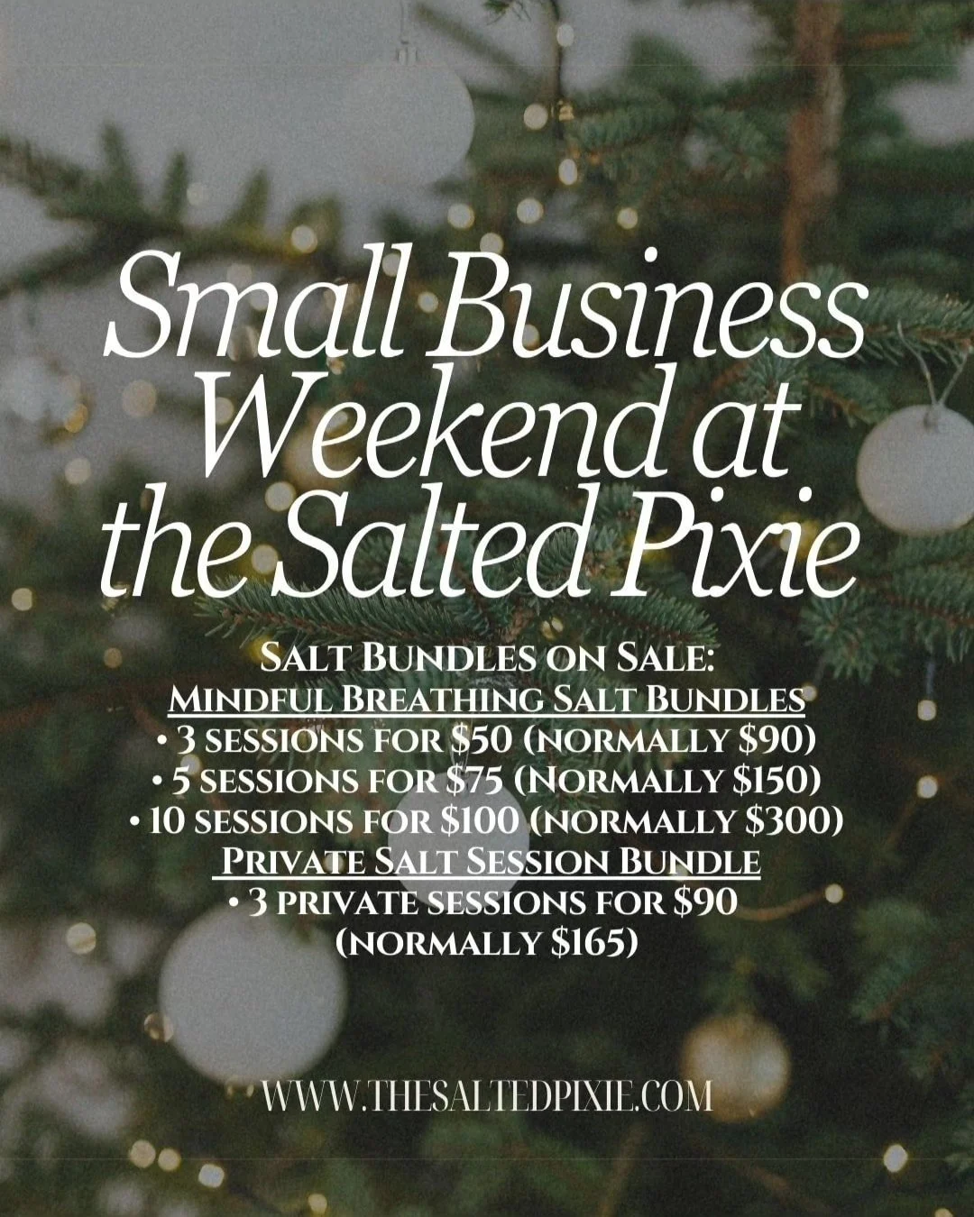 Our Small Business Weekend salt bundles are officially live, and they&rsquo;re one of the best ways to stock up on meaningful gifts for the season &mdash; for adults and for kids.

All of these bundles can be used for both children&rsquo;s and adult 