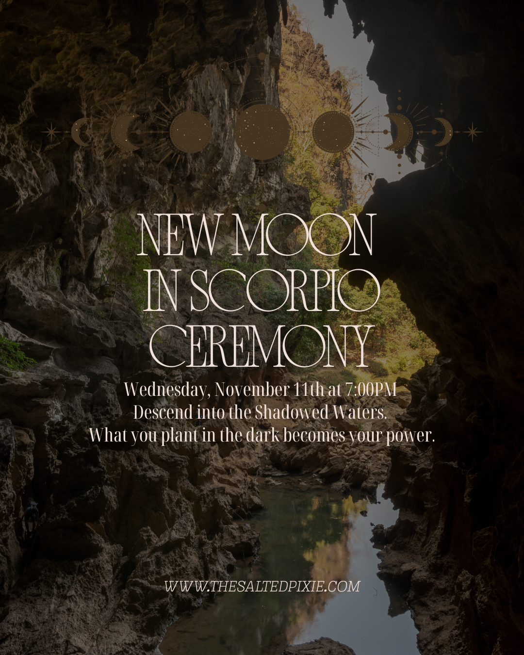 New Moon in Scorpio Ceremony